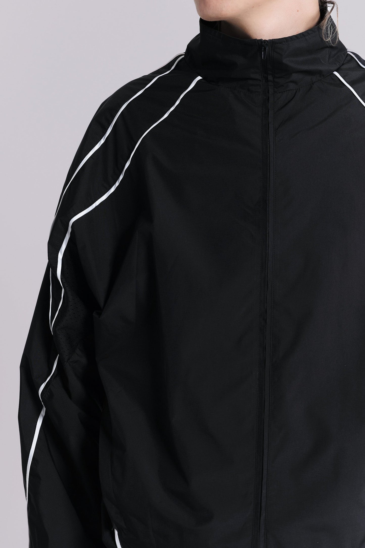 Black Vapor Tracksuit Top