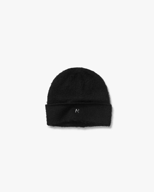 Black Patch Beanie