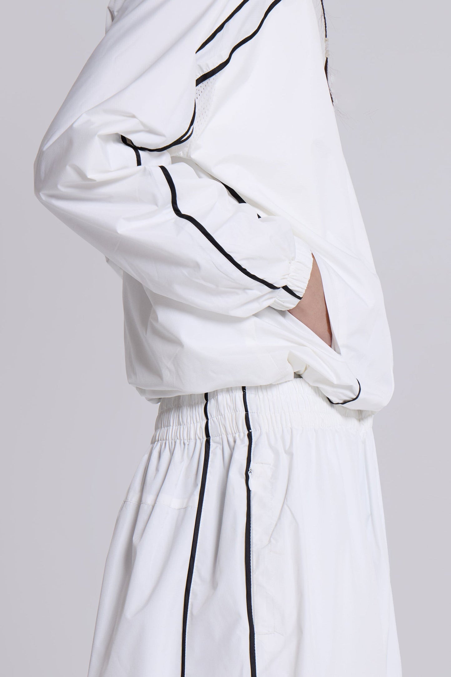 White Vapor Tracksuit Top