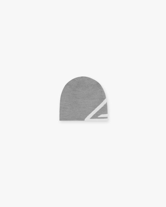 Ash Grey Wool Blend Beanie