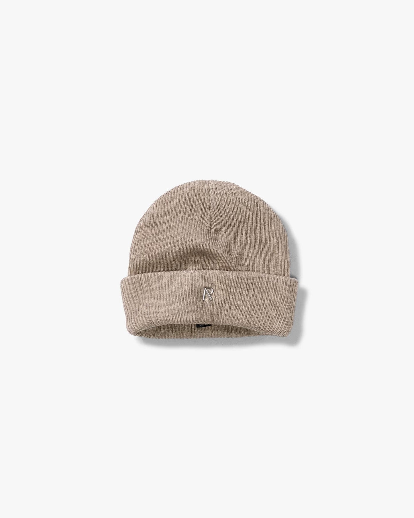 Dark Taupe Rib Knit Beanie