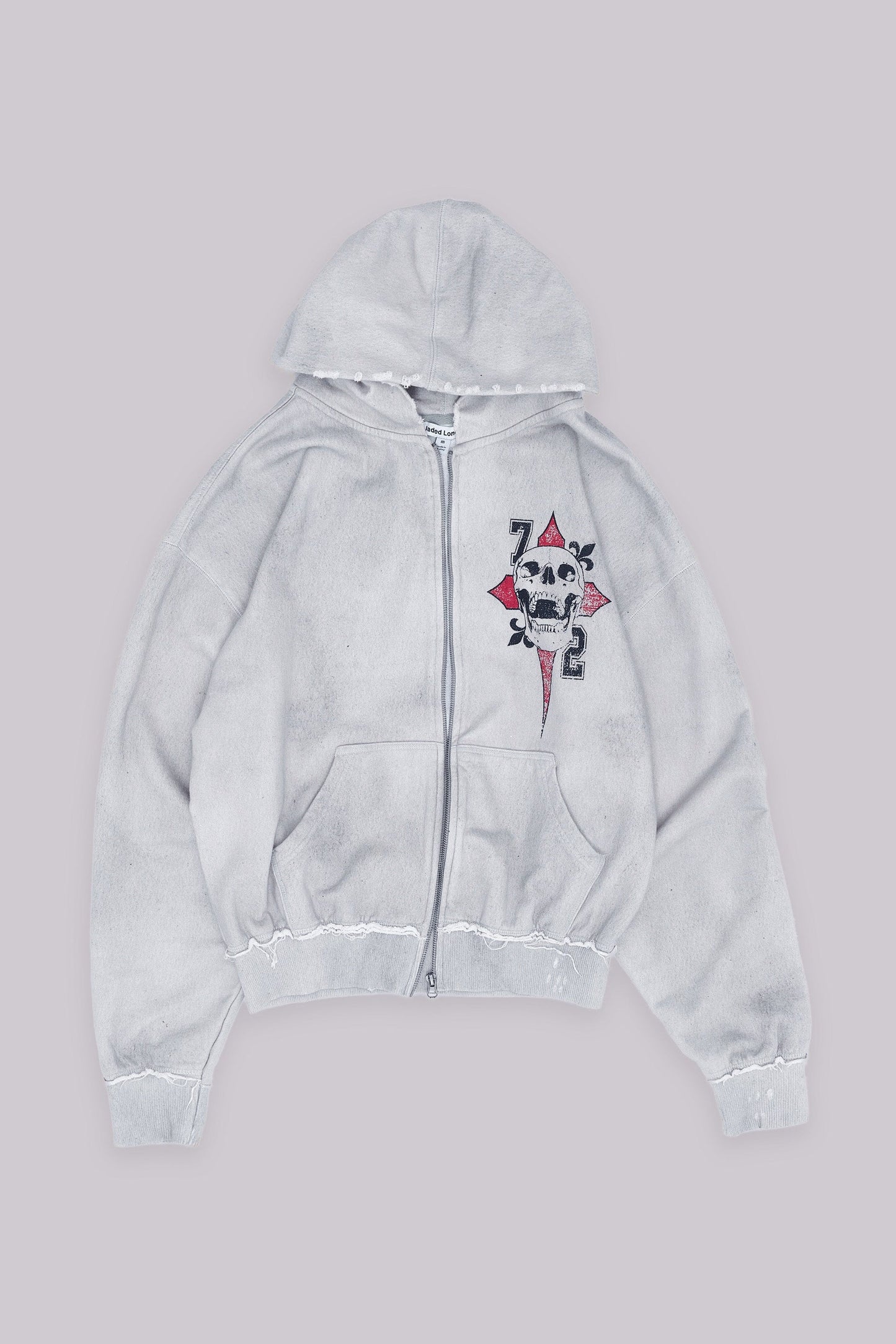 Off White Save Me Oversized Hoodie – Zip Front