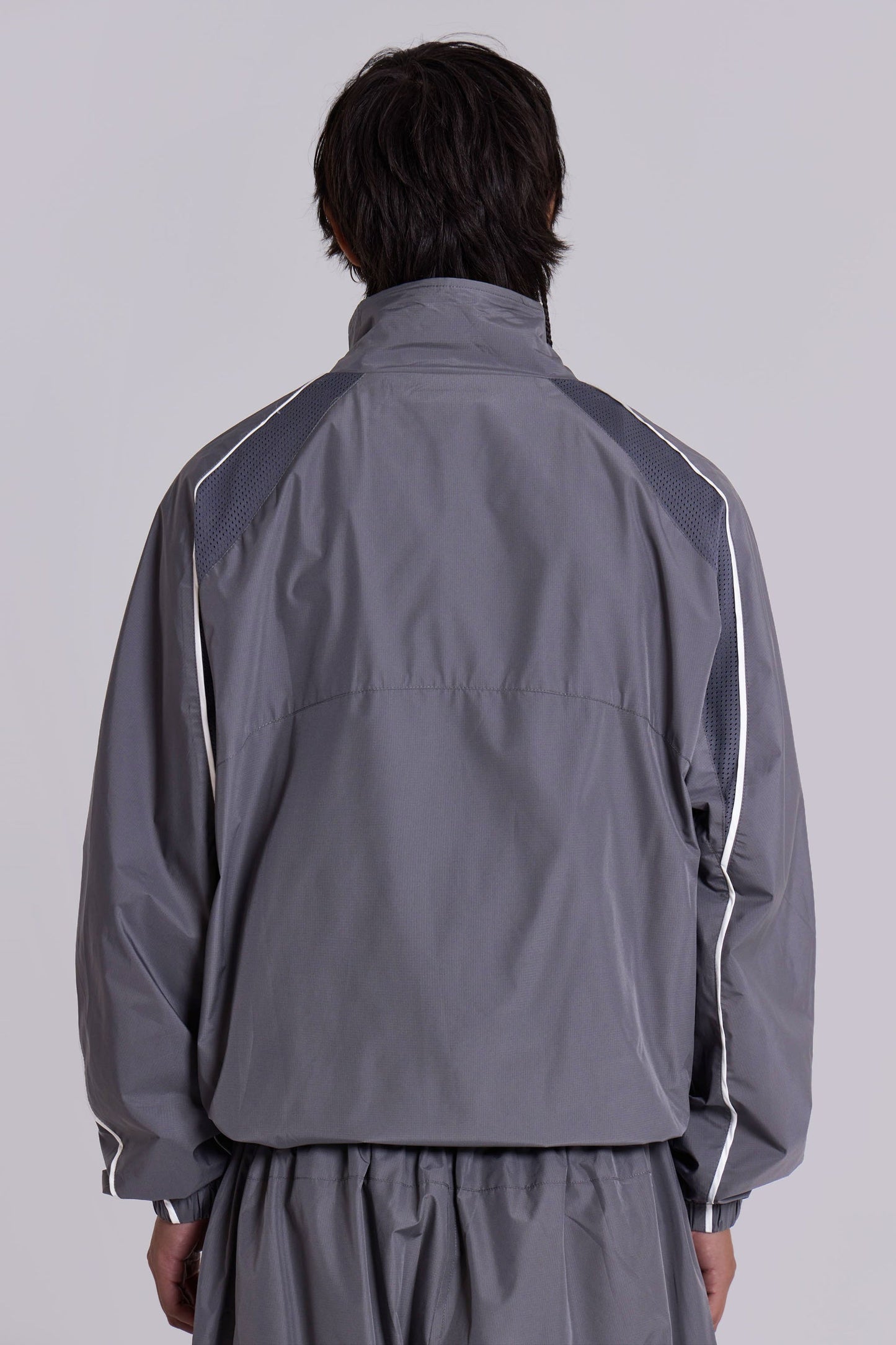 Grey Vapor Tracksuit Top