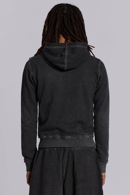 Anthracite Grey Monster Hoodie – Cropped Fit