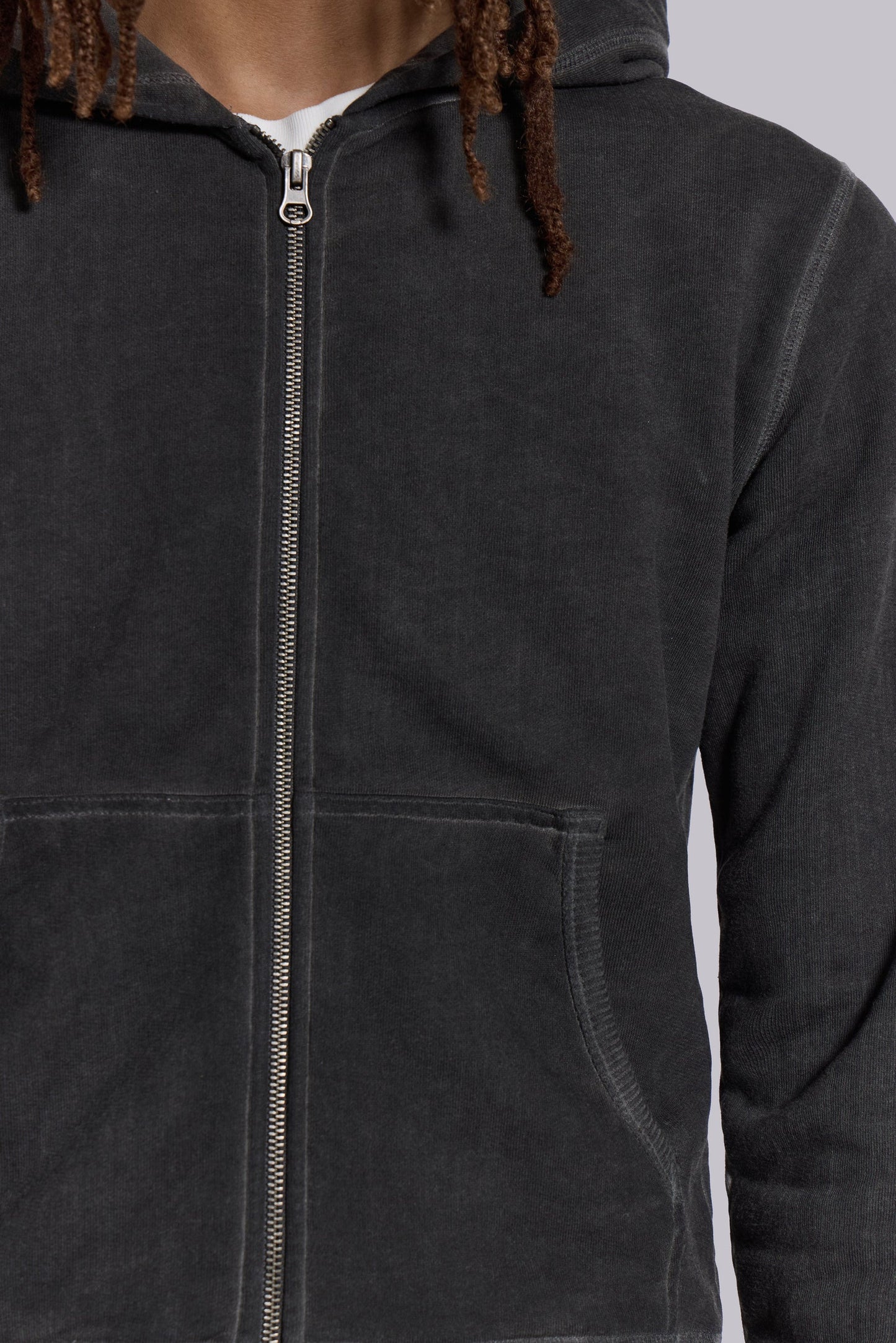 Anthracite Grey Monster Hoodie – Cropped Fit