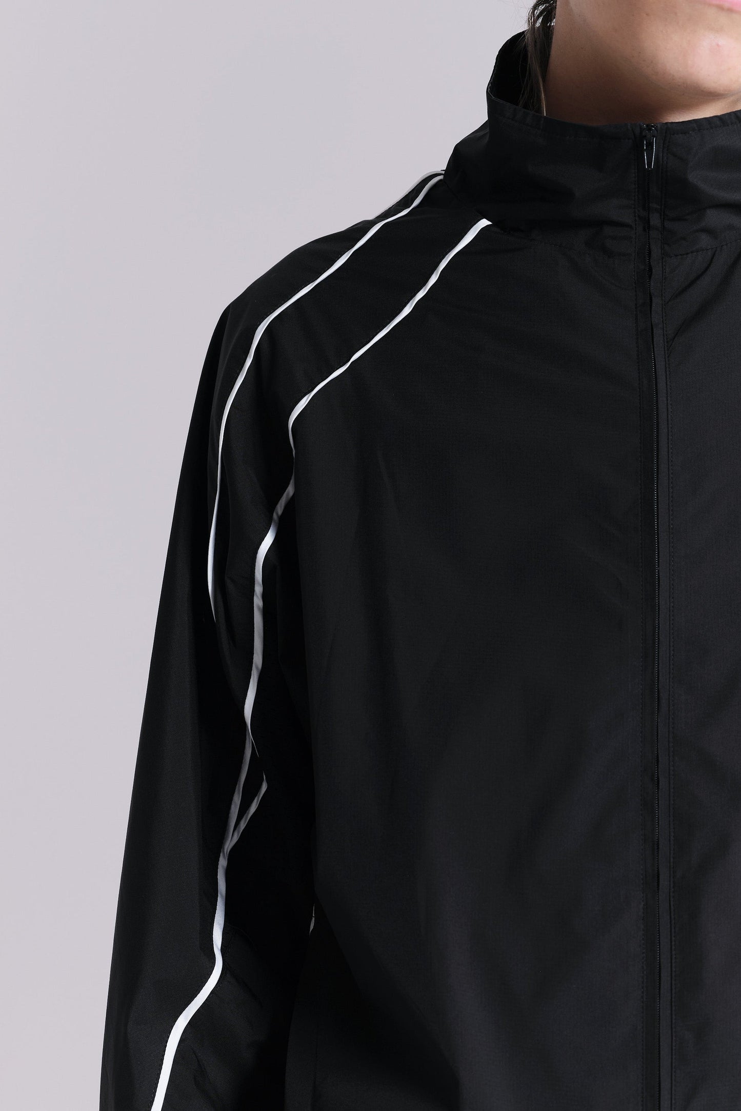 Black Vapor Tracksuit Top