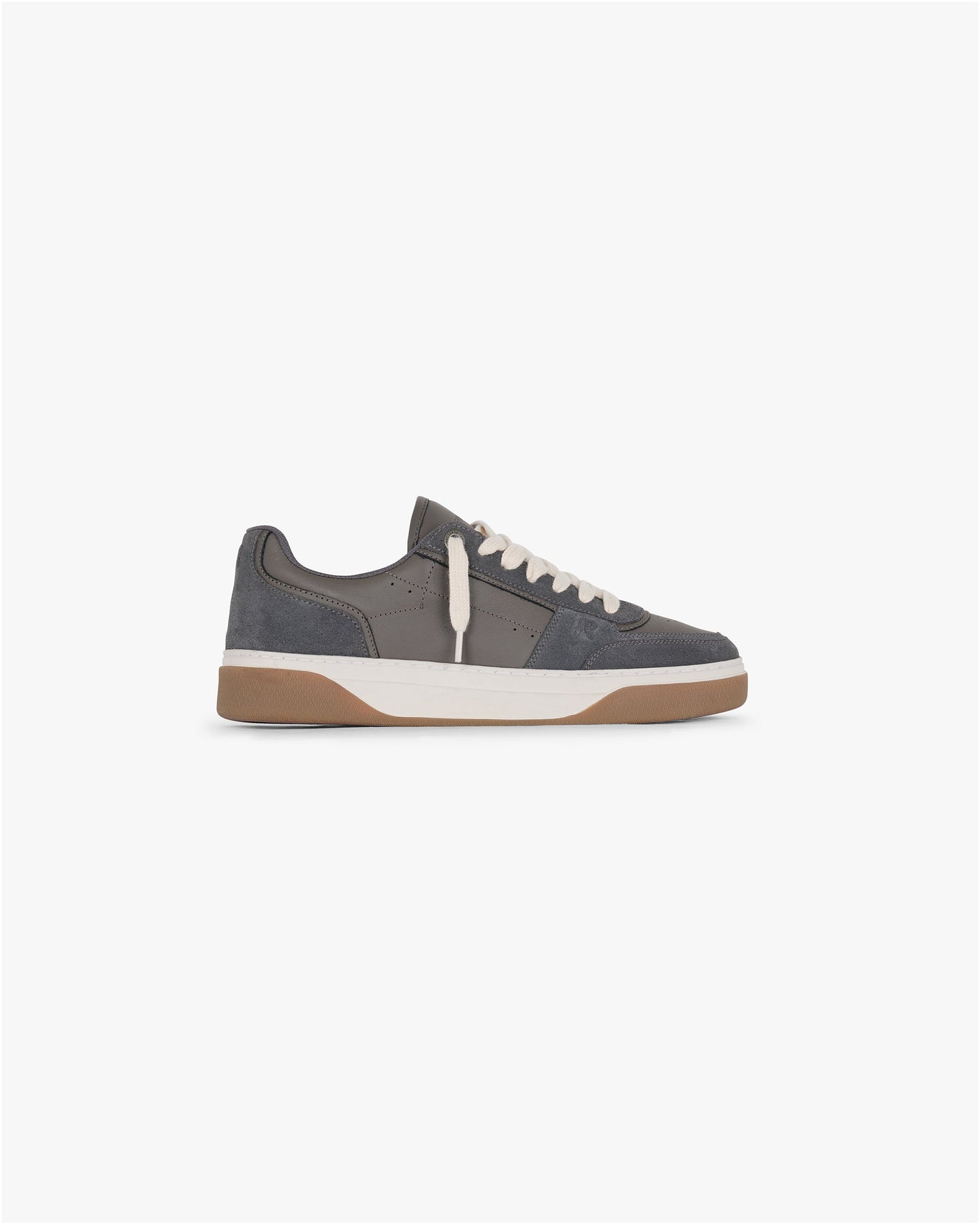 Dark Taupe Suede & Leather Sneakers