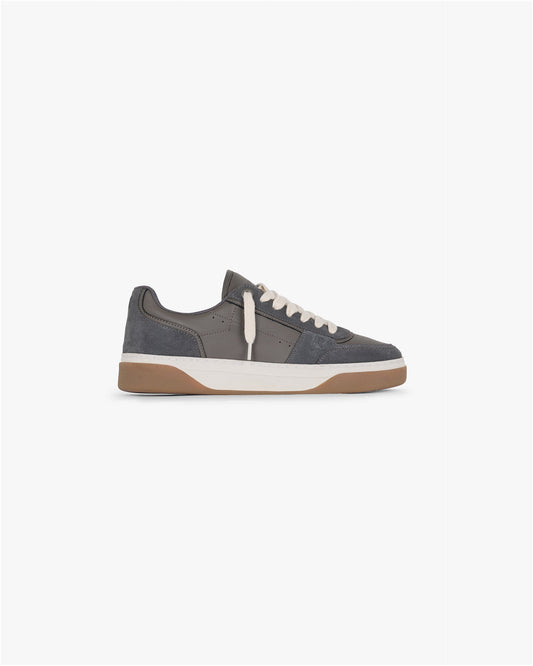 Dark Taupe Suede & Leather Sneakers