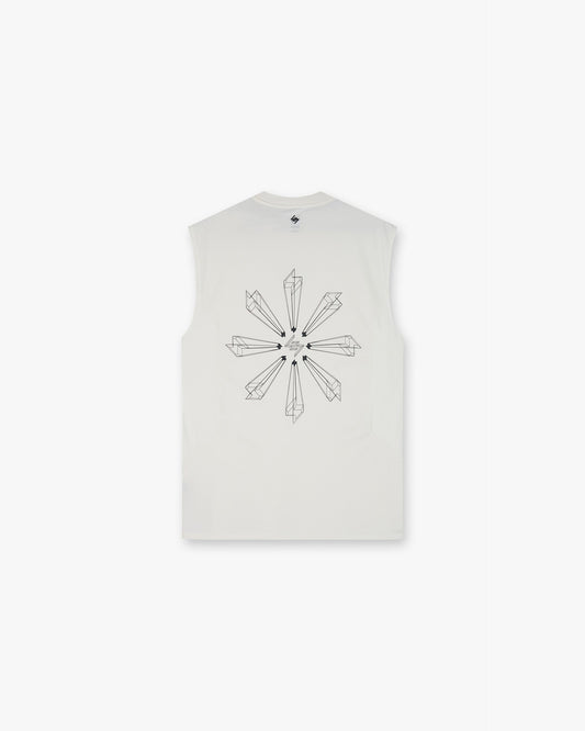 Uprising Oversized Tank – Flat White