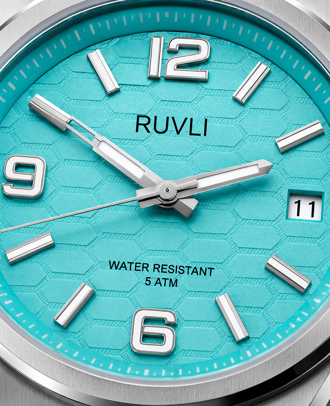RUVLI Stainless Steel Quartz Watch