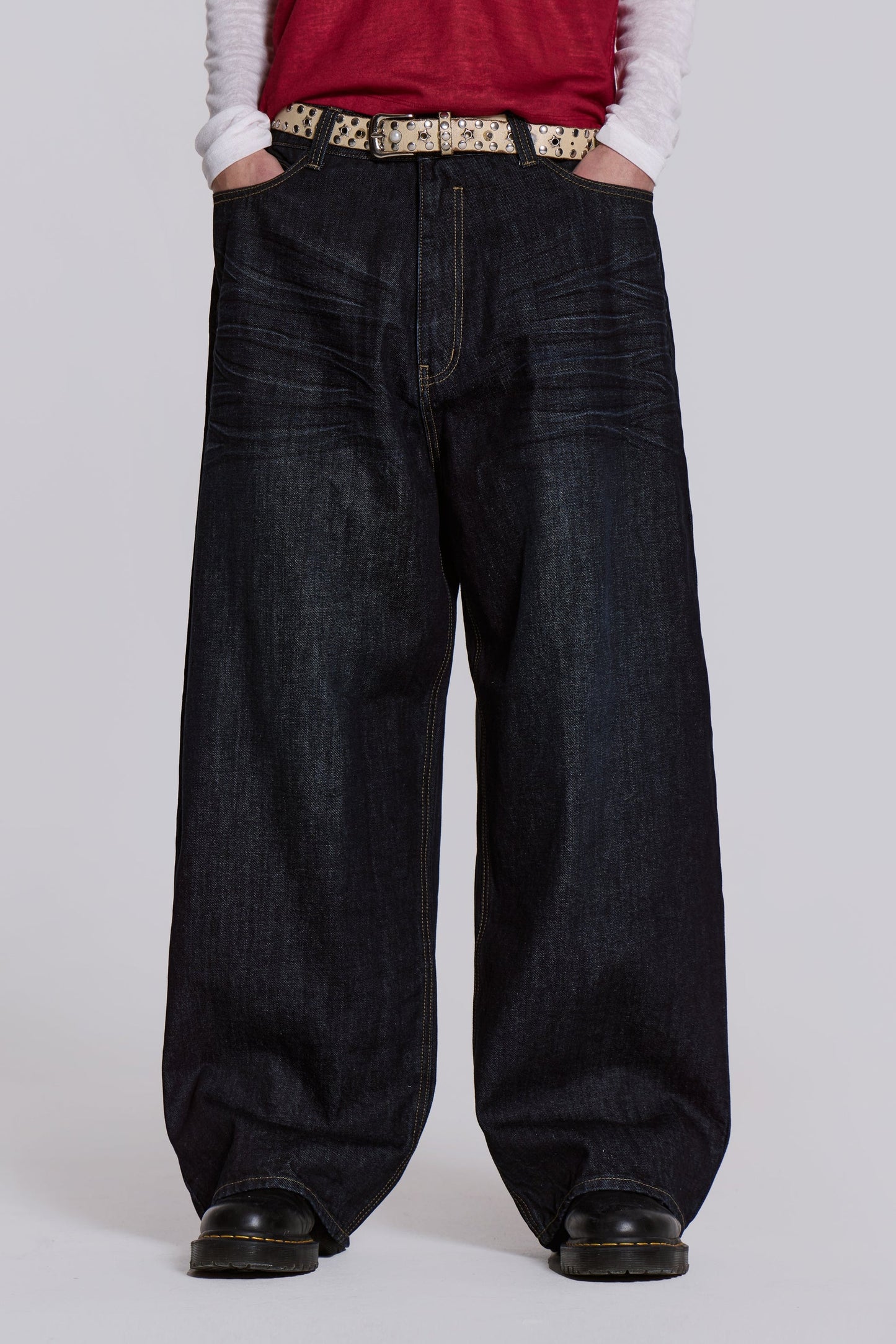 Creased Indigo XL Colossus Jeans