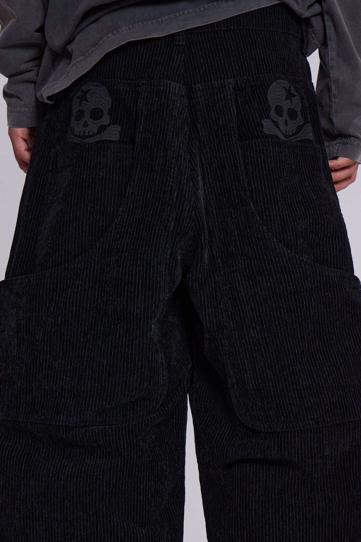 Black Skull XL Cord Colossus Jeans